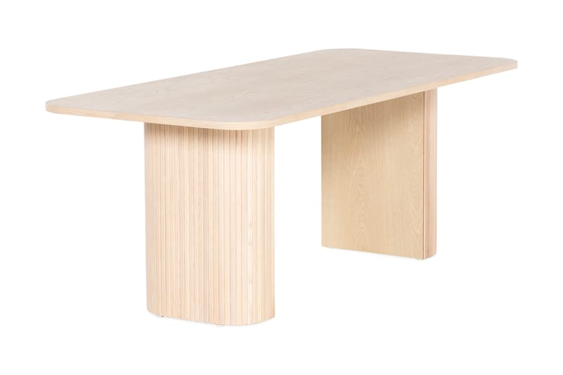 Kopparbo Matbord 200 cm med 6 Gemmiano Stolar - Natur - Möbler - Bord & matgrupper - Matgrupper