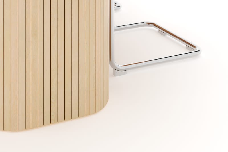 Kopparbo Matbord 240 cm med 4 st Build Matstolar - Vit - Möbler - Bord & matgrupper - Matgrupper