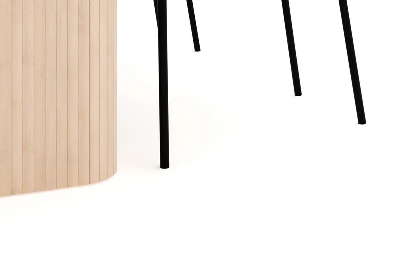 Kopparbo Matgrupp 180-240 cm Förlängningsbart med 4 Gemmiano Matstolar - Whitewash - Möbler - Bord & matgrupper - Matgrupper