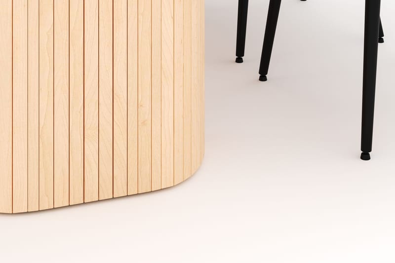 Kopparbo Matgrupp 200x90cm med 6 Alsarp Matstolar - Natural - Möbler - Bord & matgrupper - Matgrupper