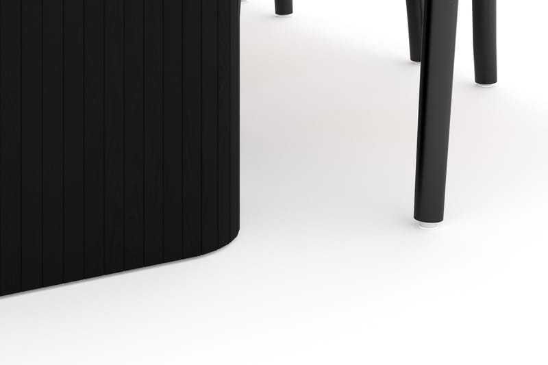 Kopparbo Matgrupp förlängningsbart 180-240 cm med 6 Dastoori Matstol - 2220067-6,2229285-1 - Svart - Möbler - Bord & matgrupper - Matgrupper