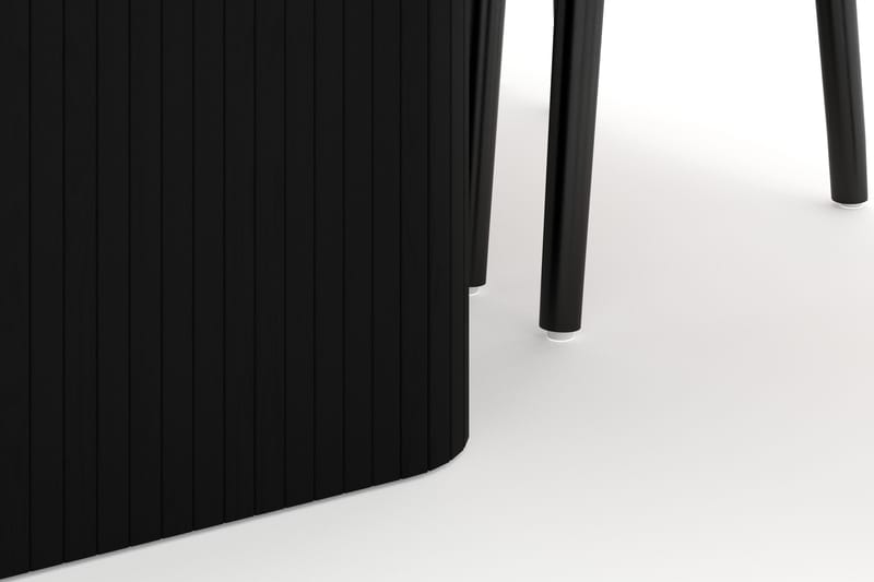 Kopparbo Matgrupp förlängningsbart 200-260 cm med 8 Dastoori Matstol - 2220067-8,2229312-1 - Svart - Möbler - Bord & matgrupper - Matgrupper