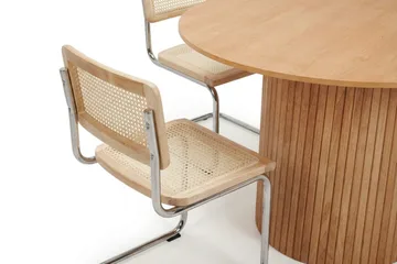 Kopparbo Matgrupp runt 110 cm Ek med 4 Build Matstolar - Ek - Möbler - Bord & matgrupper - Matgrupper