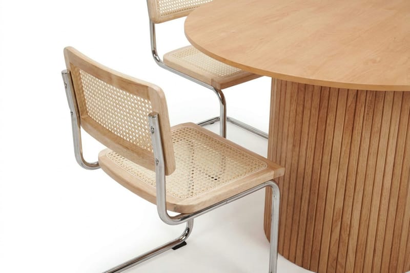 Kopparbo Matgrupp runt 110 cm Ek med 4 Build Matstolar - Ek - Möbler - Bord & matgrupper - Matgrupper