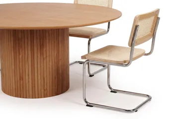Kopparbo Matgrupp runt 180 cm Ek med 8 Build Matstolar - Ek - Möbler - Bord & matgrupper - Matgrupper