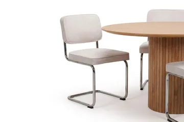 Kopparbo Matgrupp runt 180 cm Ek med 8 Milva Matstolar - Ek - Möbler - Bord & matgrupper - Matgrupper