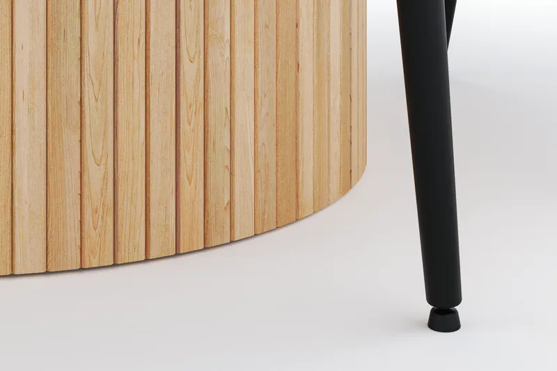 Kopparbo Rund Matgrupp 130-150 cm 6 Alsarp Matstolar - Natural - Möbler - Bord & matgrupper - Matgrupper