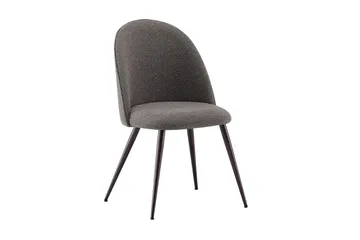 Kopparbo Rund Utdragbar Matgrupp 120-220 cm – Matbord med 4 Nibe Plus Matstolar i Trä med Valnötsutseende - Brun - Möbler - Bord & matgrupper - Matgrupper