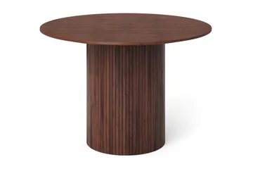 Kopparbo Runt Matbord 110 cm Fanér - Valnöt - Möbler - Bord & matgrupper - Matbord & köksbord