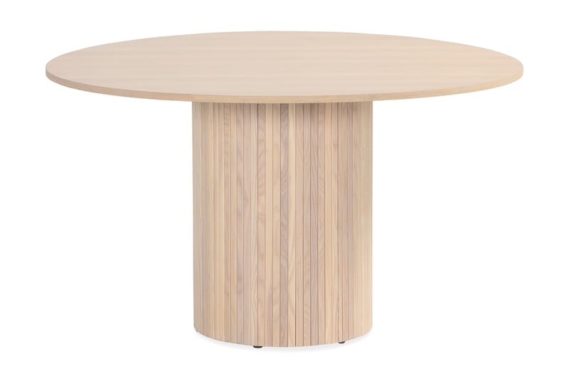 Kopparbo Runt Matbord 130 cm med 4 Berit Stolar - Beige - Möbler - Bord & matgrupper - Matgrupper