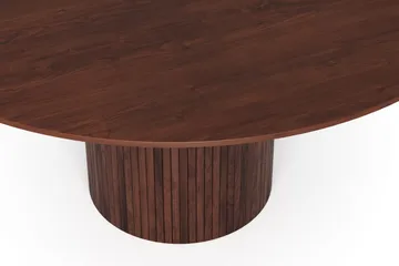 Kopparbo Runt Matbord 150 cm Fanér - Valnöt - Möbler - Bord & matgrupper - Matbord & köksbord