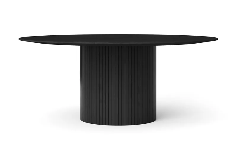 Kopparbo Runt Matbord 180 cm Fanér - Svart - Möbler - Bord & matgrupper - Matbord & köksbord