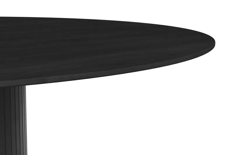 Kopparbo Runt Matbord 180 cm Fanér - Svart - Möbler - Bord & matgrupper - Matbord & köksbord