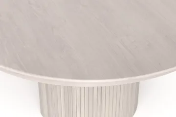 Kopparbo Runt Matbordförlängningsbart 140-240 cm Fanér - Vitlaserad ek - Möbler - Bord & matgrupper - Matbord & köksbord
