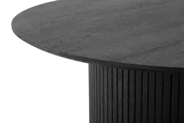 Kopparbo Soffbord Rund 85 cm med tunn bordsskiva - Svartlaserad ek - Möbler - Bord & matgrupper - Soffbord