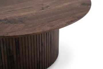Kopparbo Soffbord Rund 85 cm med tunn bordsskiva - Valnöt - Möbler - Bord & matgrupper - Soffbord