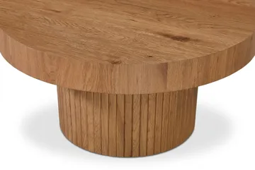 Kopparbo Soffbord Rund 85 cm tjock bordsskiva - Ek - Möbler - Bord & matgrupper - Soffbord