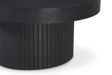 Kopparbo Soffbord Rund 85 cm tjock bordsskiva - Svart - Möbler - Bord & matgrupper - Soffbord