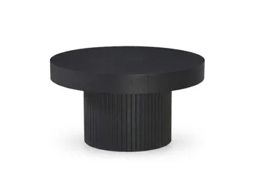 Kopparbo Soffbord Rund 85 cm tjock bordsskiva - Svart - Möbler - Bord & matgrupper - Soffbord