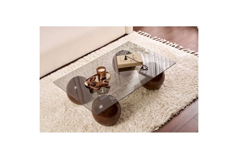 Koushik Soffbord 110 cm - Sand/Ljusgrå - Möbler - Bord & matgrupper - Soffbord