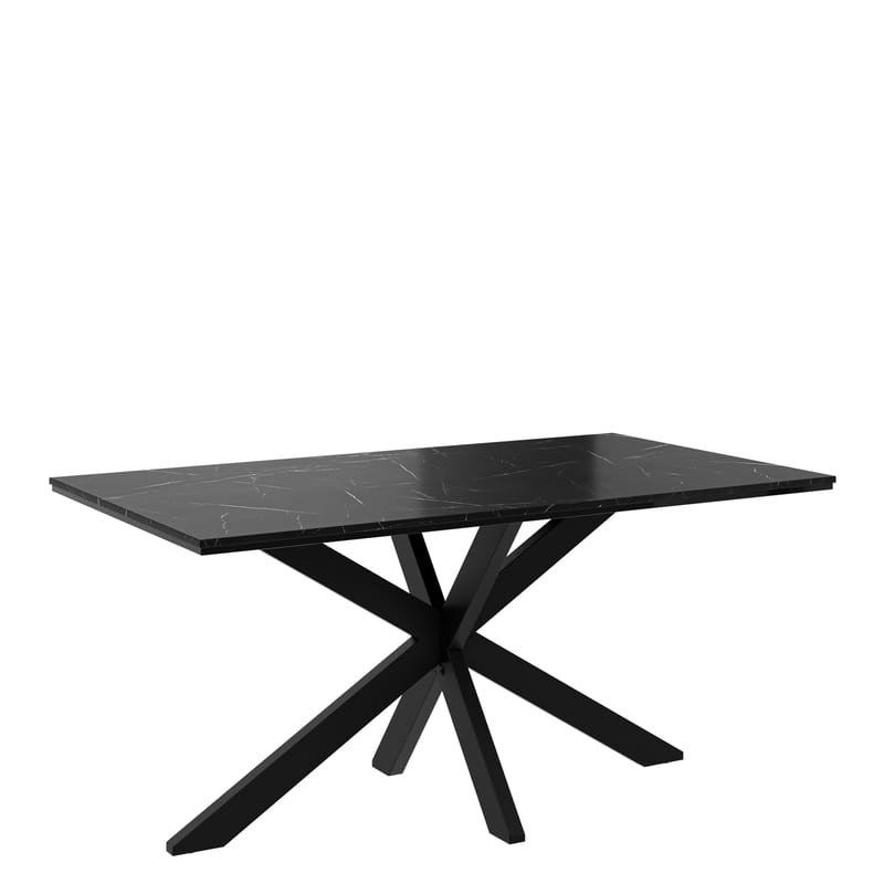 Kovrel Matbord 160 cm Rektangulär - Svart - Möbler - Bord & matgrupper - Matbord & köksbord