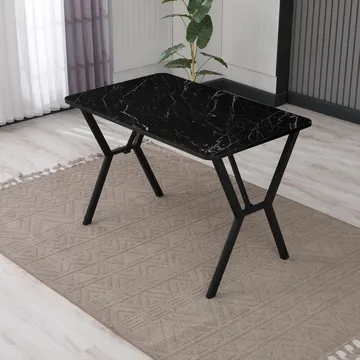 Krylor Matbord 110 cm Rektangulär - Svart - Möbler - Bord & matgrupper - Matbord & köksbord