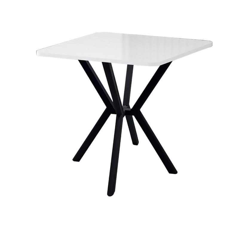 Krylor Matbord 70 cm Kvadratisk, Vit