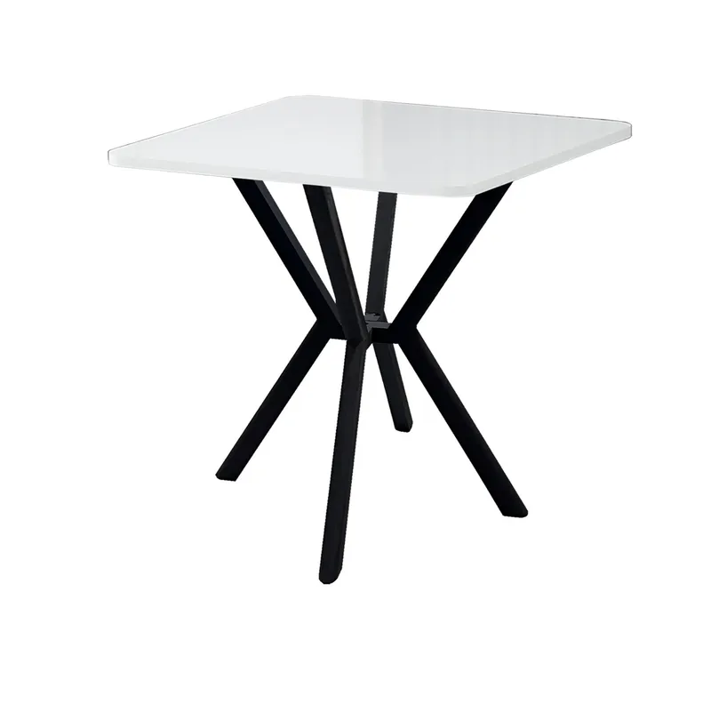 Krylor Matbord 70 cm Kvadratisk, Vit