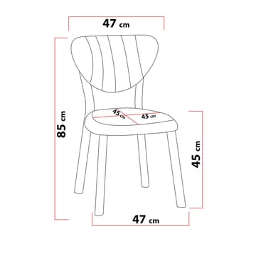 Krylor Matgrupp Bord 70 cm + 2 Stolar - Brun Svart - Möbler - Bord & matgrupper - Matgrupper