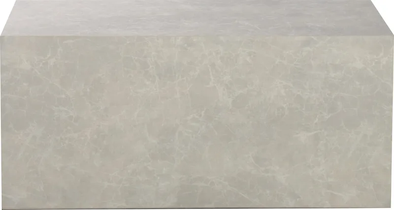 Kuben soffbord 110 x 50 cm - Beige marmor (foliering), Beige marmor (foliering)