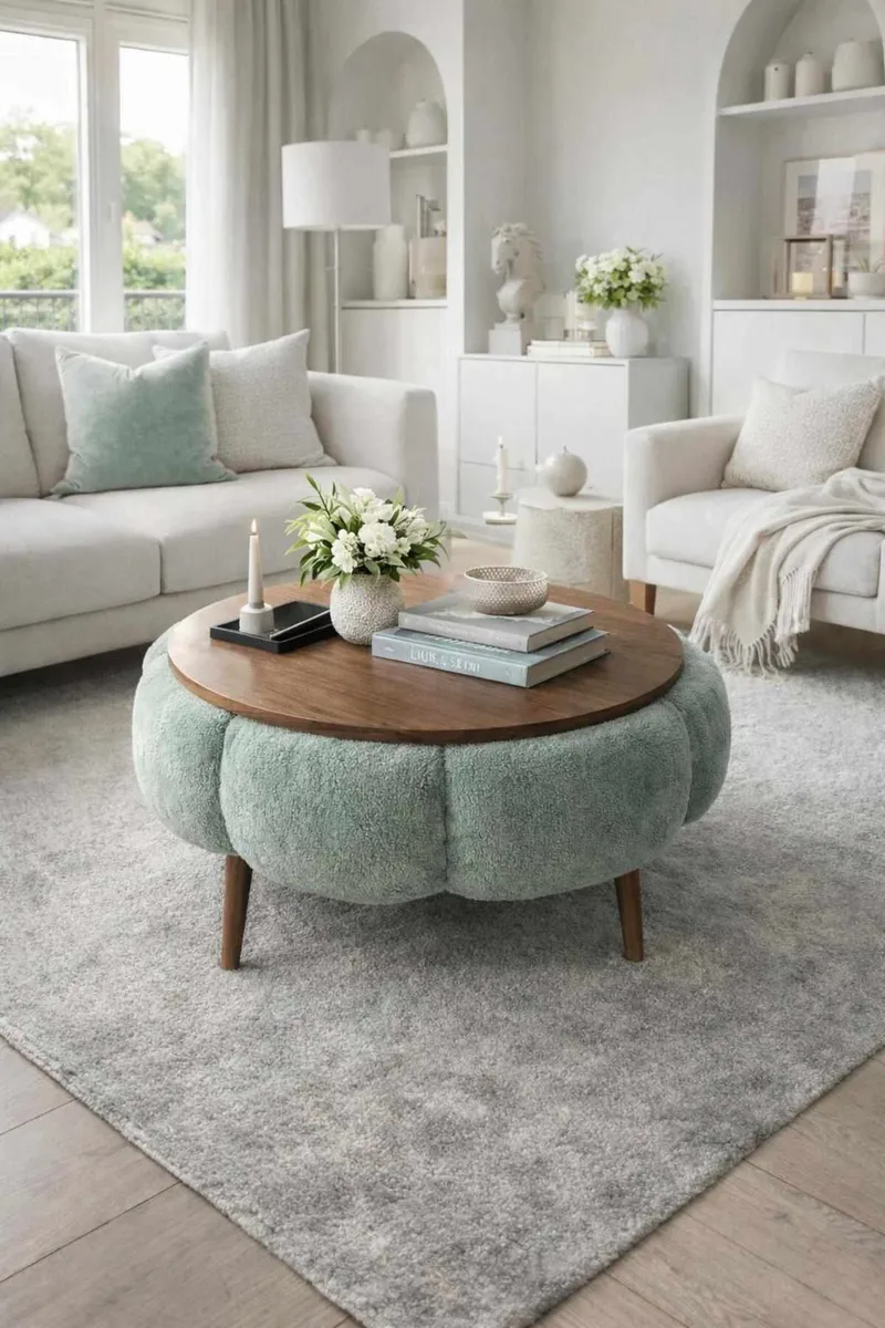 Kundu Soffbord Rund 60 cm Bubblig - Möbler - Bord & matgrupper - Soffbord