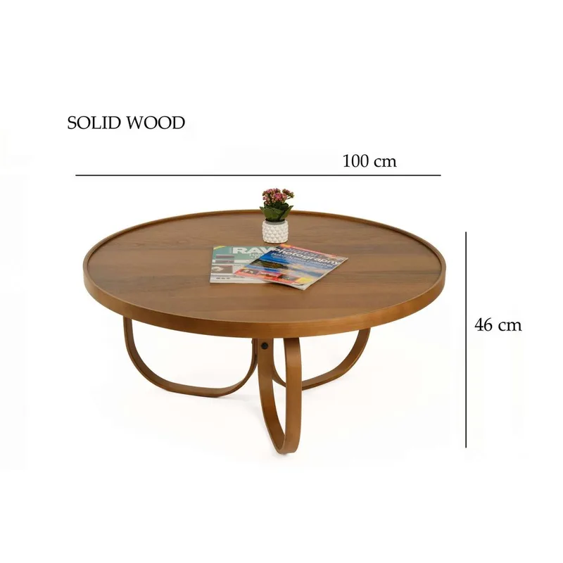 Kunti Soffbord 100 cm - Mörkbrun - Möbler - Bord & matgrupper - Soffbord