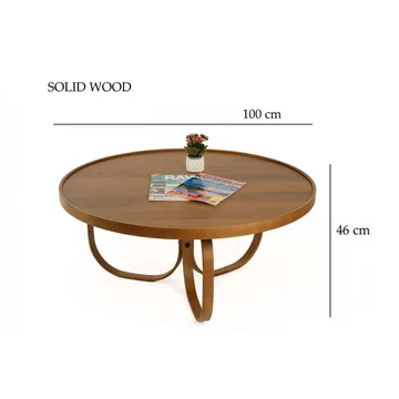 Kunti Soffbord 100 cm - Mörkbrun - Möbler - Bord & matgrupper - Soffbord