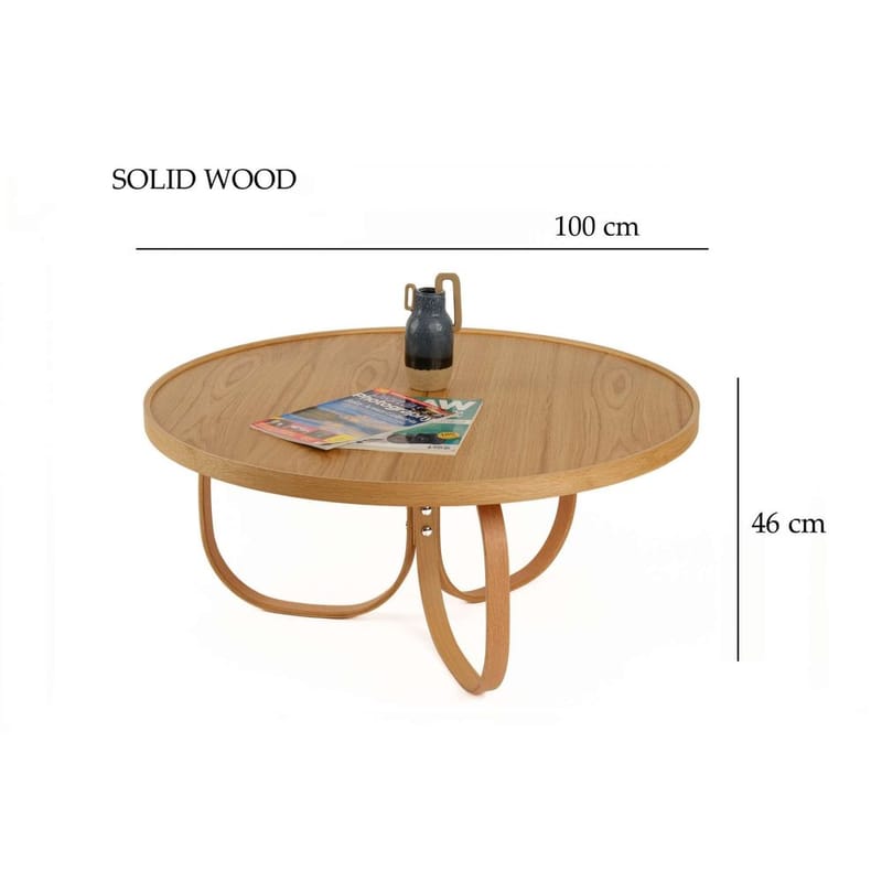 Kunti Soffbord 100 cm - Natur - Möbler - Bord & matgrupper - Soffbord