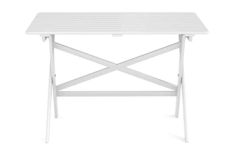 Landet Matbord utomhus - 118x70x74cm - Vit - Utemöbler - Utebord & trädgårdsbord - Matbord utomhus