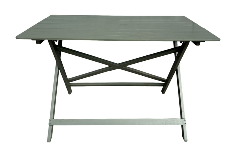 Landet Rektangulärt Matbord utomhus 118x70x74 cm i akacia trä, Mörkgrön