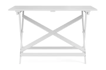 Landet Rektangulärt Matbord utomhus 118x70x74 cm i akacia trä - Vit - Utemöbler - Utebord & trädgårdsbord - Matbord utomhus