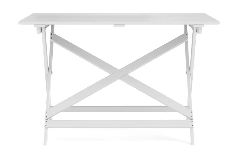 Landet Rektangulärt Matbord utomhus 118x70x74 cm i akacia trä - Vit - Utemöbler - Utebord & trädgårdsbord - Matbord utomhus
