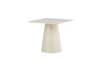 Lanzi Litet Kvadratiskt Matbord 80 cm med Trä- och Ekutseende - Beige - Möbler - Bord & matgrupper - Matbord & köksbord