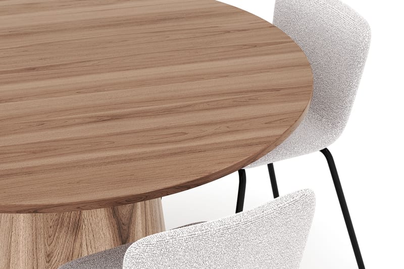 Lanzo Matbord 120 cm med 4 Katy Matstolar - Möbler - Bord & matgrupper - Matgrupper