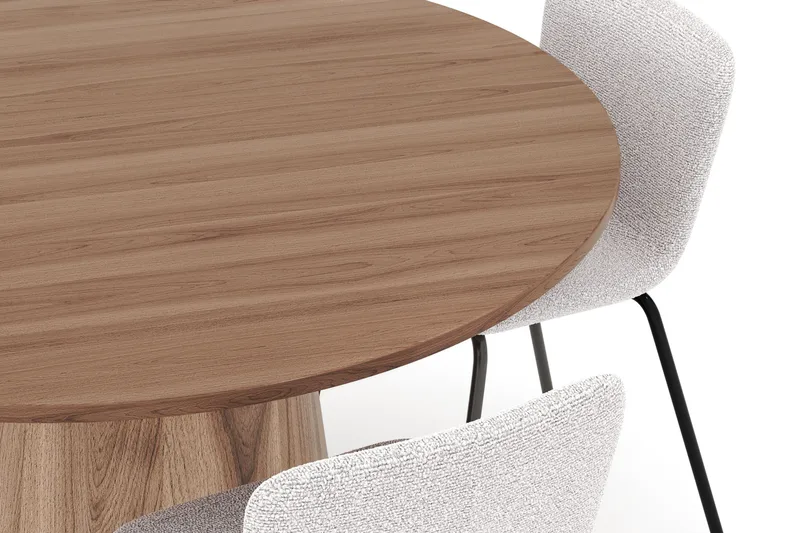 Lanzo Matbord 120 cm med 4 Katy Matstolar - Möbler - Bord & matgrupper - Matgrupper