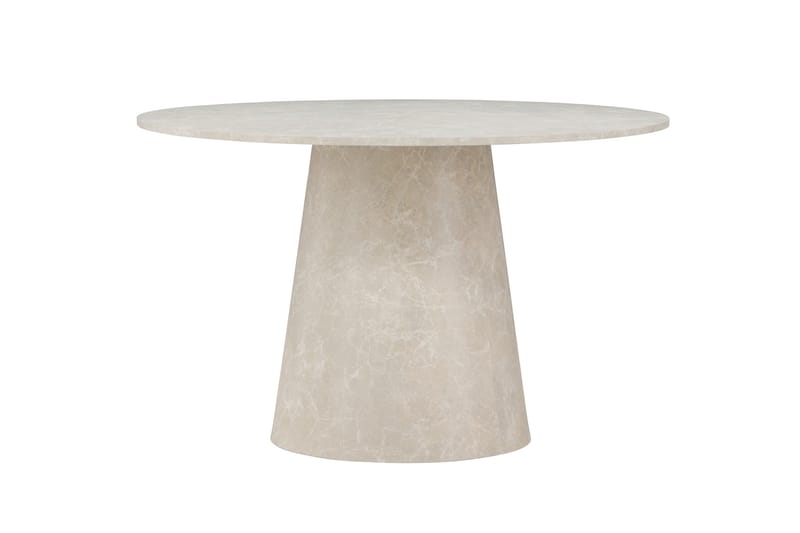 Lanzo Matbord 120 cm Rund - Beige - Möbler - Bord & matgrupper - Matbord & köksbord