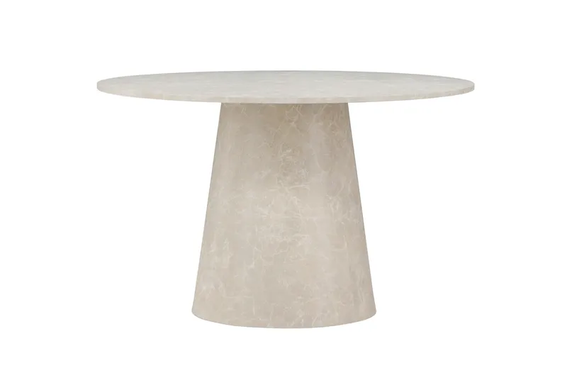 Lanzo Matbord 120 cm Rund - Beige - Möbler - Bord & matgrupper - Matbord & köksbord