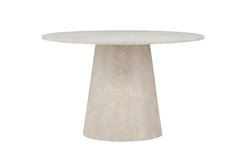 Lanzo Matbord 120 cm Rund - Beige - Möbler - Bord & matgrupper - Matbord & köksbord