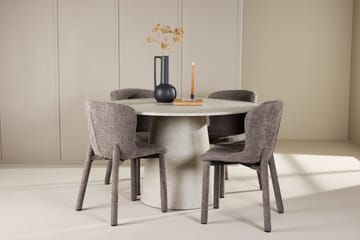 Lanzo Matbord 120 cm Rund med 4 Astoria Matstol - Möbler - Bord & matgrupper - Matgrupper