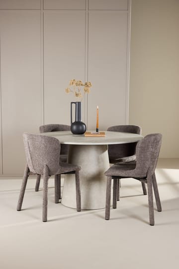 Lanzo Matbord 120 cm Rund med 4 Astoria Matstol - Möbler - Bord & matgrupper - Matgrupper