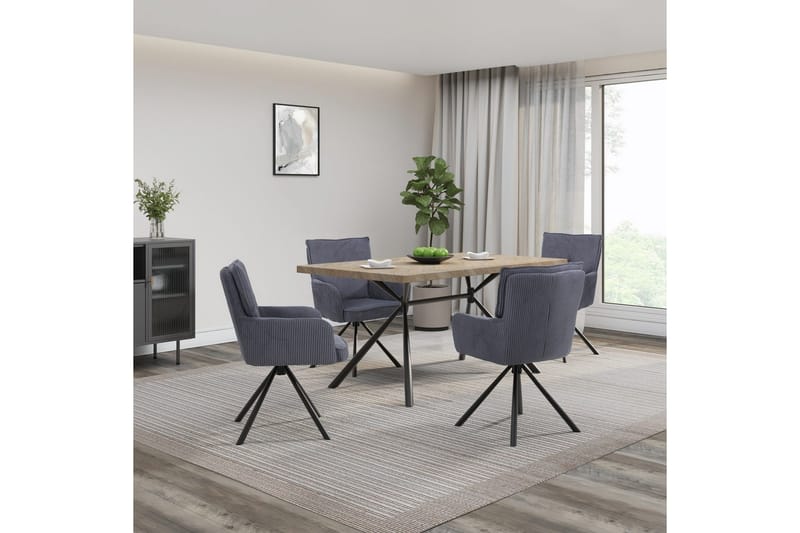 Larchant Matbord Rectangulär 160x90 cm - Brun - Möbler - Bord & matgrupper - Matbord & köksbord