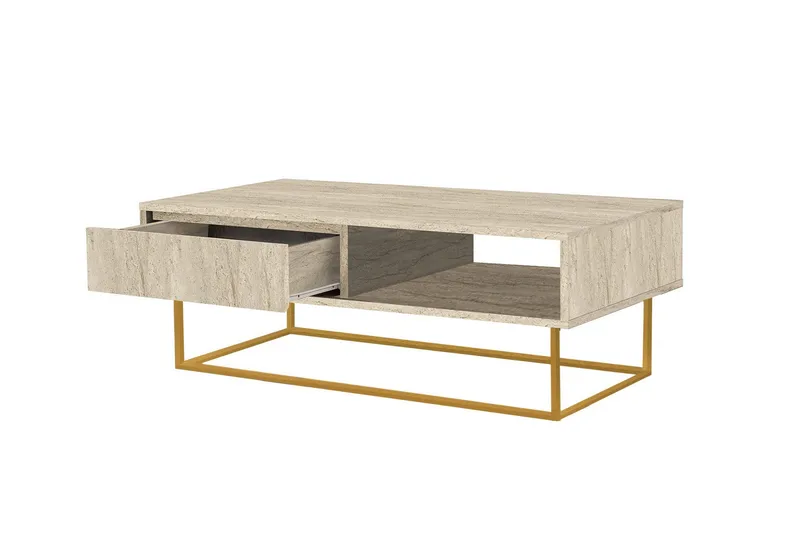 Laxus Soffbord 120 cm - Beige - Möbler - Bord & matgrupper - Soffbord