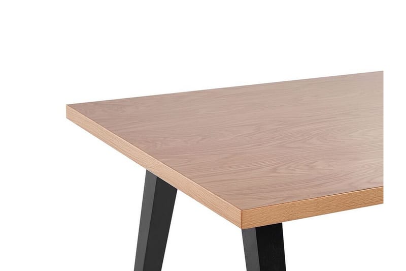 Lenister Matbord 90x150 cm - Ljusbrun/Svart - Möbler - Bord & matgrupper - Matbord & köksbord
