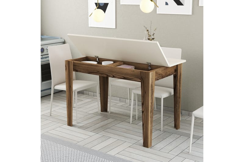 Levents Matbord 110x72 cm Brun/Beige - Hanah Home - Möbler - Bord & matgrupper - Matbord & köksbord